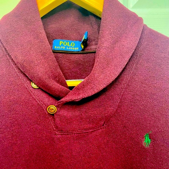 Polo by Ralph Lauren Men Shawl Sweater - Picture 4 of 8